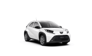 Renting Toyota Aygo X Cross Play
