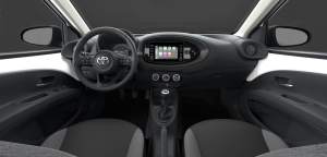 Renting Toyota Aygo X Cross Play